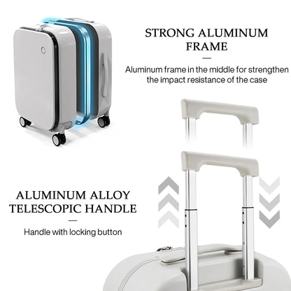 Lockable 20" Hardcase Wheeled Luggage