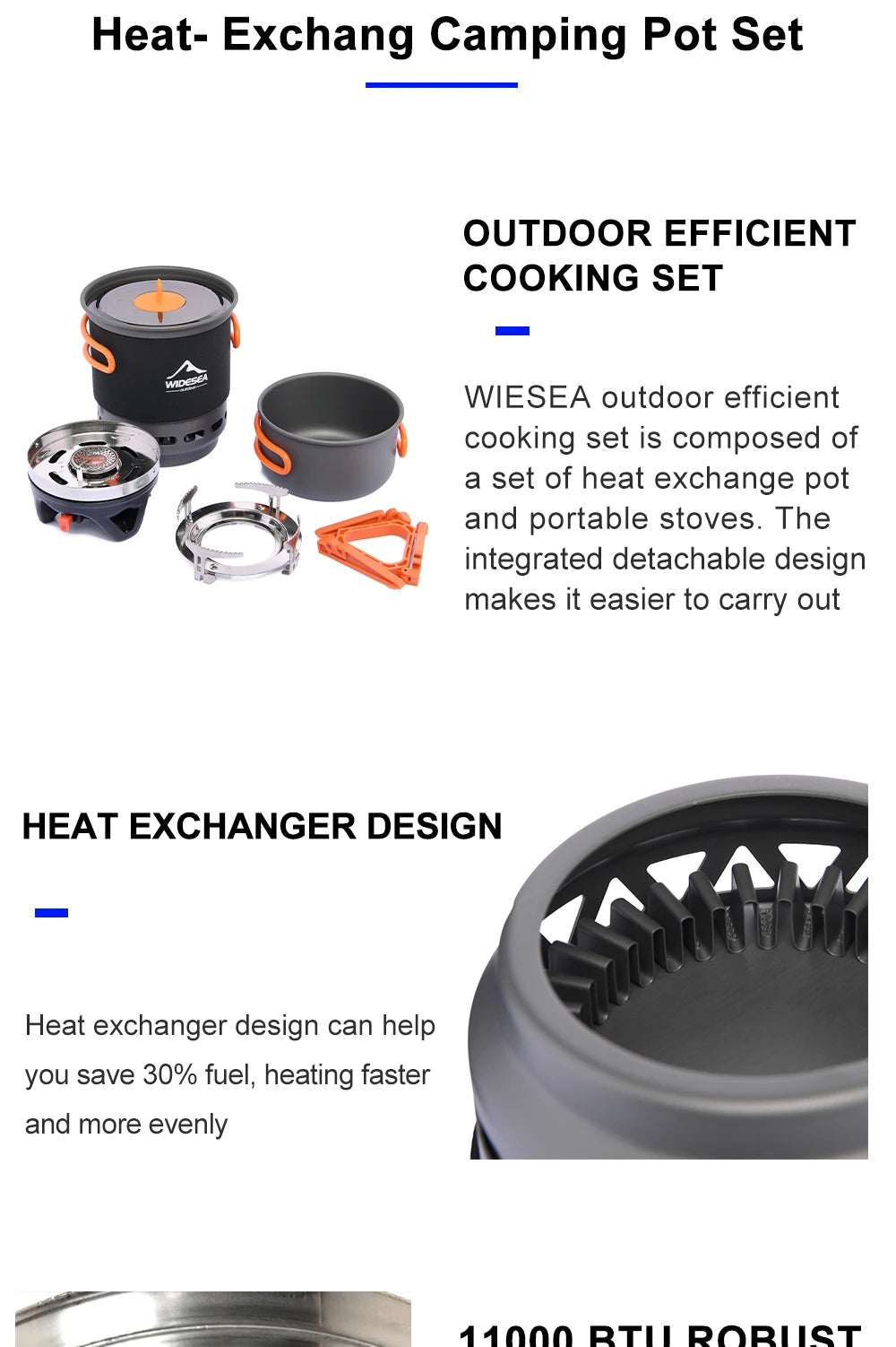 Outdoor Efficient Cookset