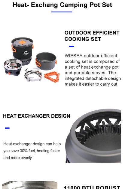 Outdoor Efficient Cookset