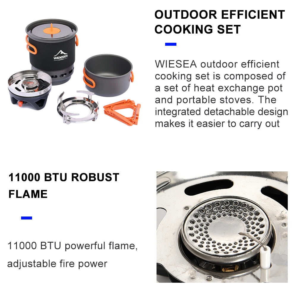 Outdoor Efficient Cookset